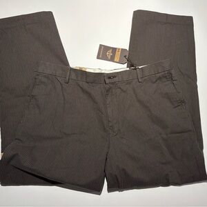 Dockers Dark Gray Pinstripe Dress Pants 36x30 NWT